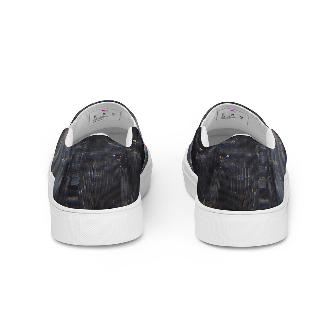 Glitchwear Women's Slip-On Canvas Shoes 14, view 8