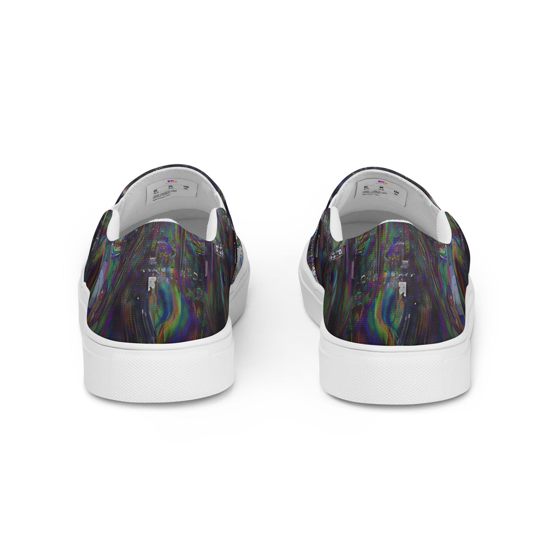 Glitchwear Women's Slip-On Canvas Shoes 16, view 8