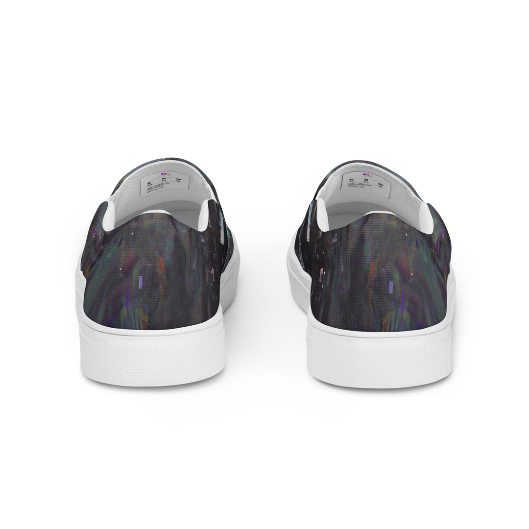 Glitchwear Women's Slip-On Canvas Shoes 19, view 8