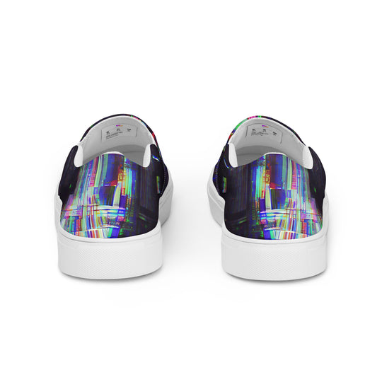 Glitchwear Women's Slip-On Canvas Shoes 24, view 8