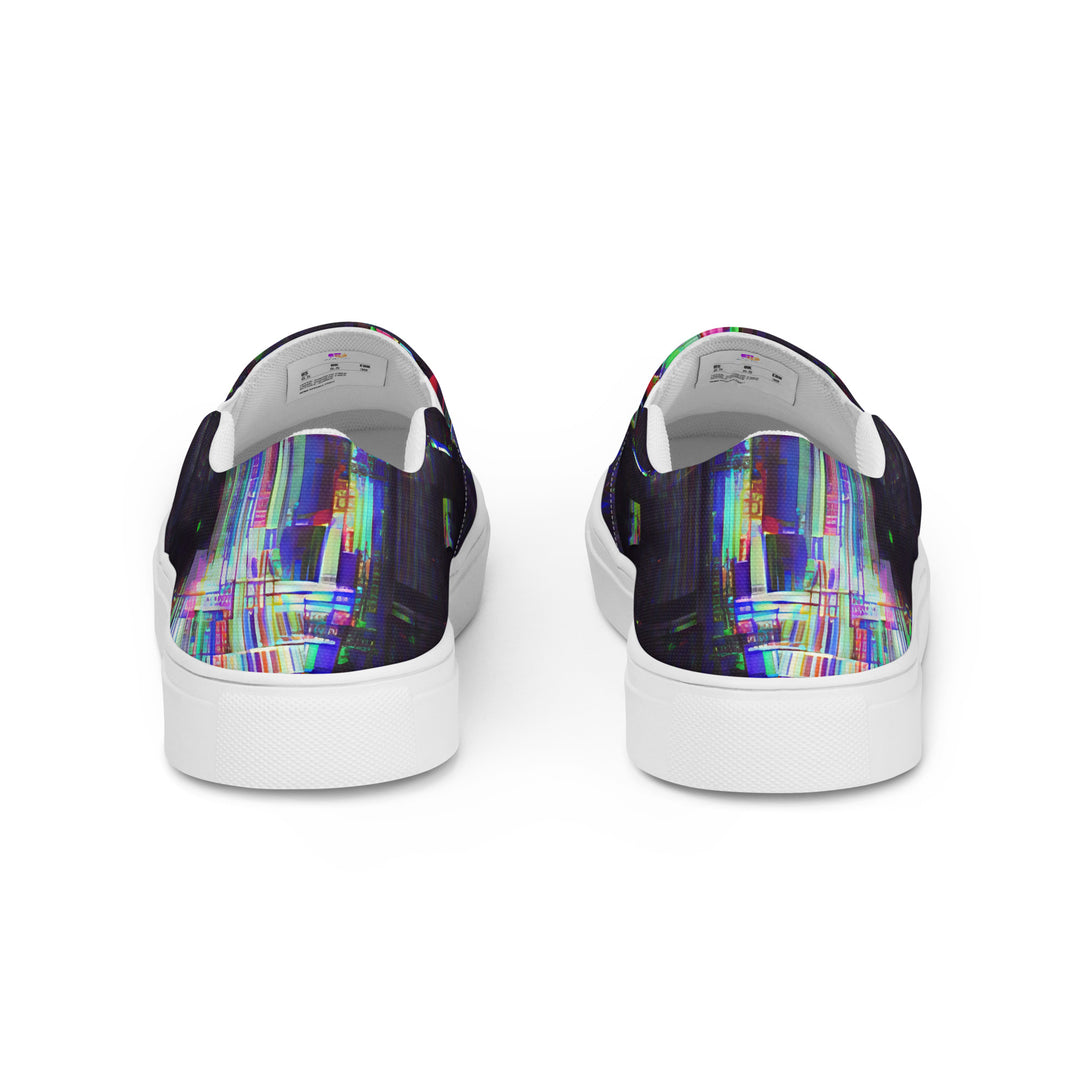 Glitchwear Women's Slip-On Canvas Shoes 24, view 8