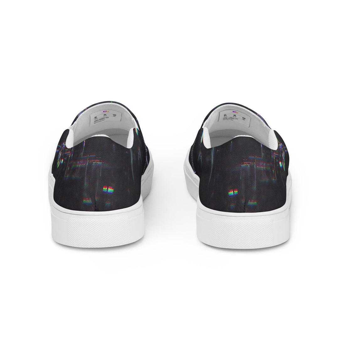 Glitchwear Women's Slip-On Canvas Shoes 28, view 8