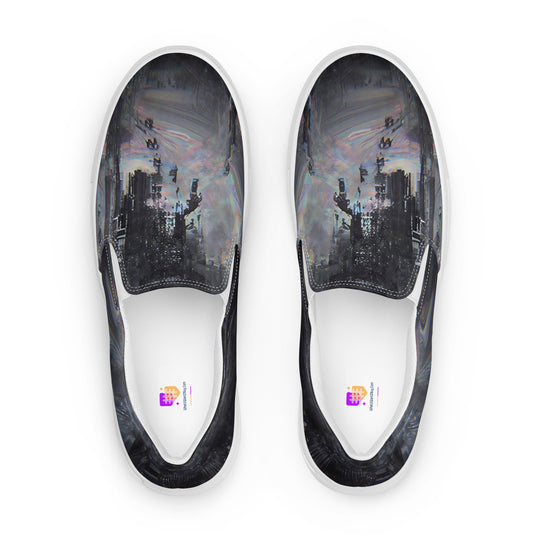Glitchwear Women's Slip-On Canvas Shoes 14, view 2