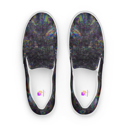 Glitchwear Women's Slip-On Canvas Shoes 16, view 2