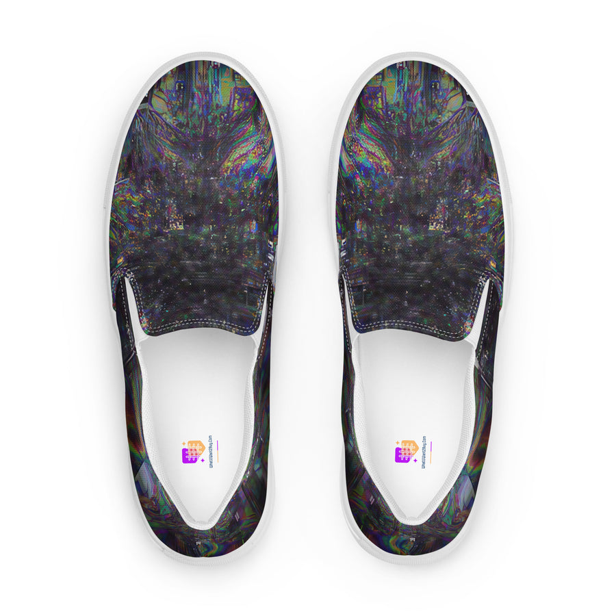 Glitchwear Women's Slip-On Canvas Shoes 16, view 2