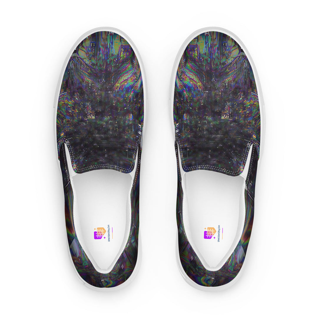 Glitchwear Women's Slip-On Canvas Shoes 16, view 2