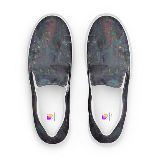 Glitchwear Women's Slip-On Canvas Shoes 19, view 2