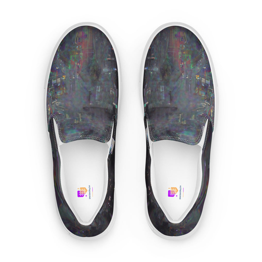 Glitchwear Women's Slip-On Canvas Shoes 19, view 2