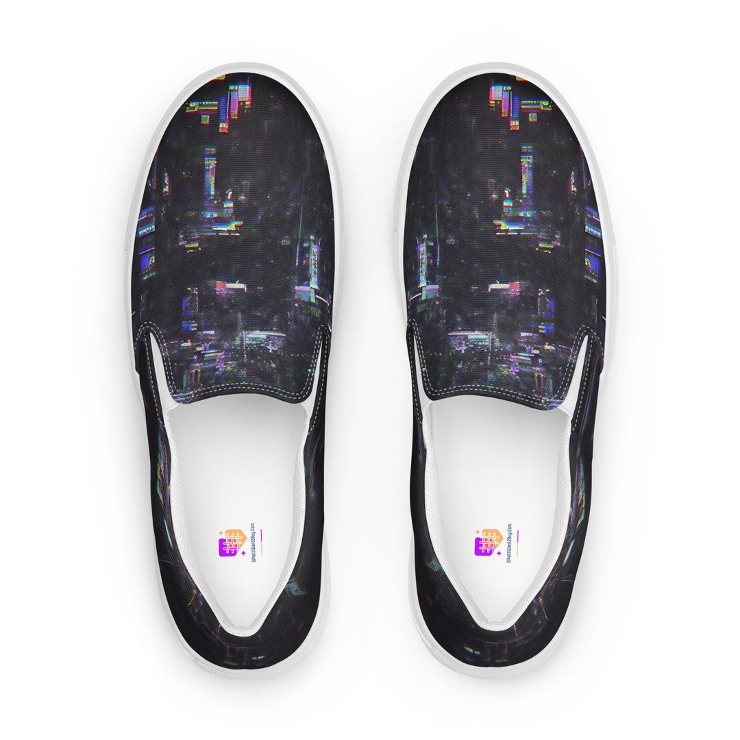 Glitchwear Women's Slip-On Canvas Shoes 28, view 2