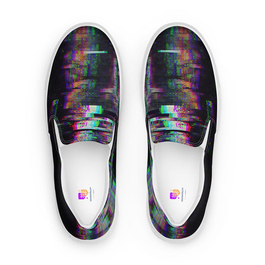 Glitchwear Women's Slip-On Canvas Shoes 35, view 2
