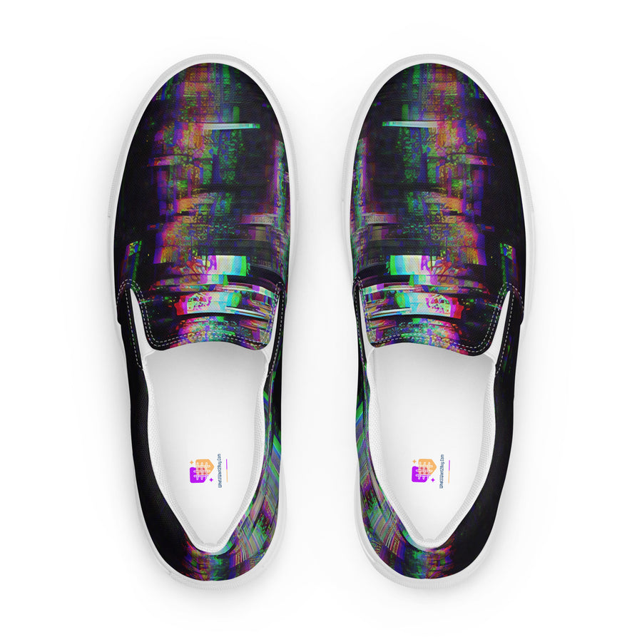 Glitchwear Women's Slip-On Canvas Shoes 35, view 2