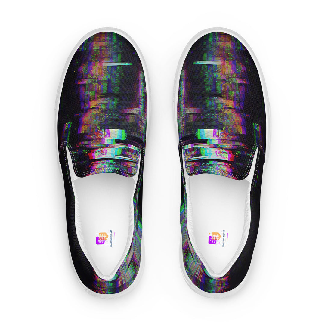 Glitchwear Women's Slip-On Canvas Shoes 35, view 2