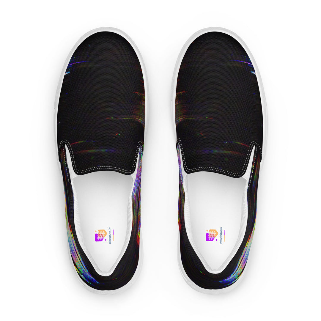 Glitchwear Women's Slip-On Canvas Shoes 38, view 2