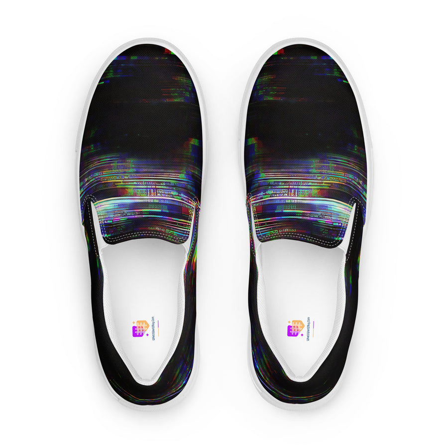Glitchwear Women's Slip-On Canvas Shoes 44, view 2