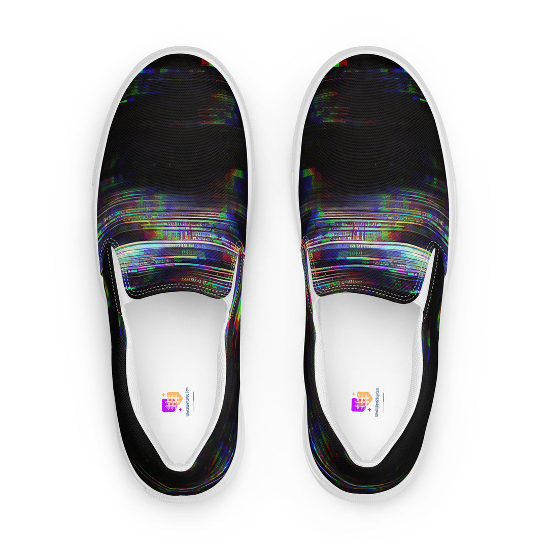 Glitchwear Women's Slip-On Canvas Shoes 44, view 2