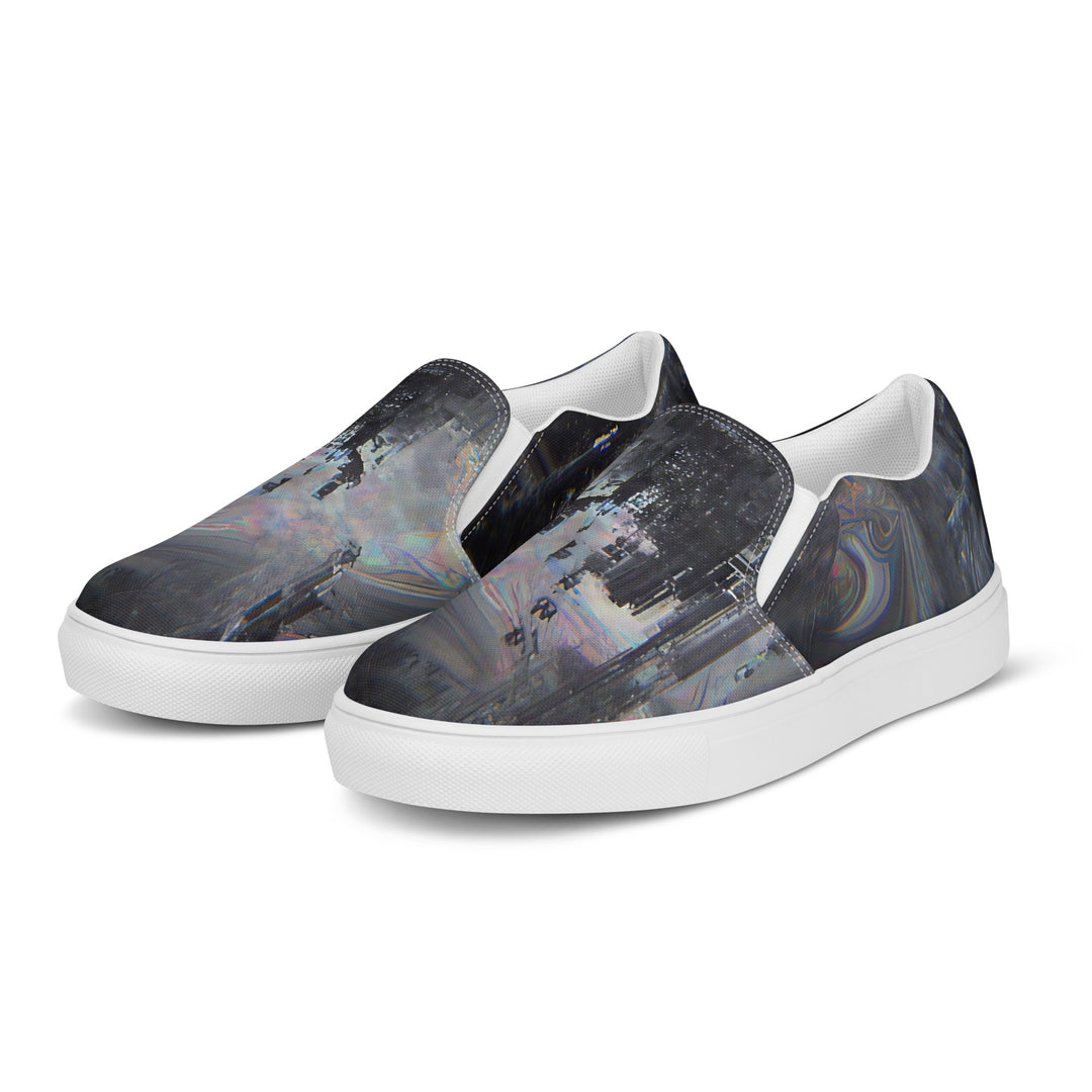 Glitchwear Women's Slip-On Canvas Shoes 14, view 4