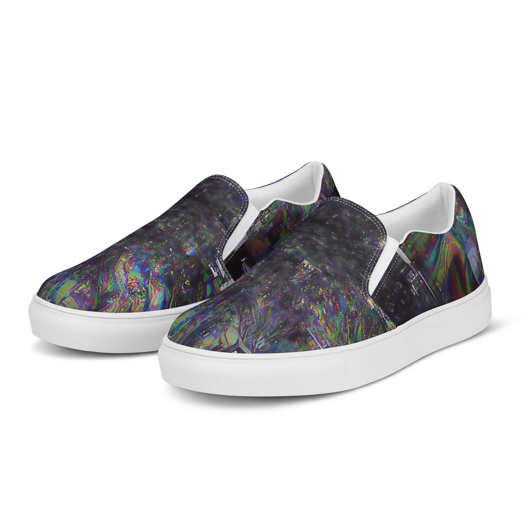 Glitchwear Women's Slip-On Canvas Shoes 16, view 4