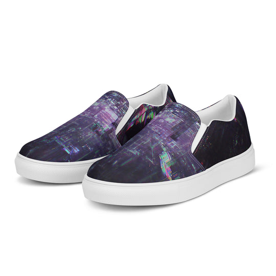 Glitchwear Women's Slip-On Canvas Shoes 26, view 4