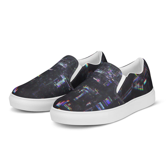 Glitchwear Women's Slip-On Canvas Shoes 28, view 4