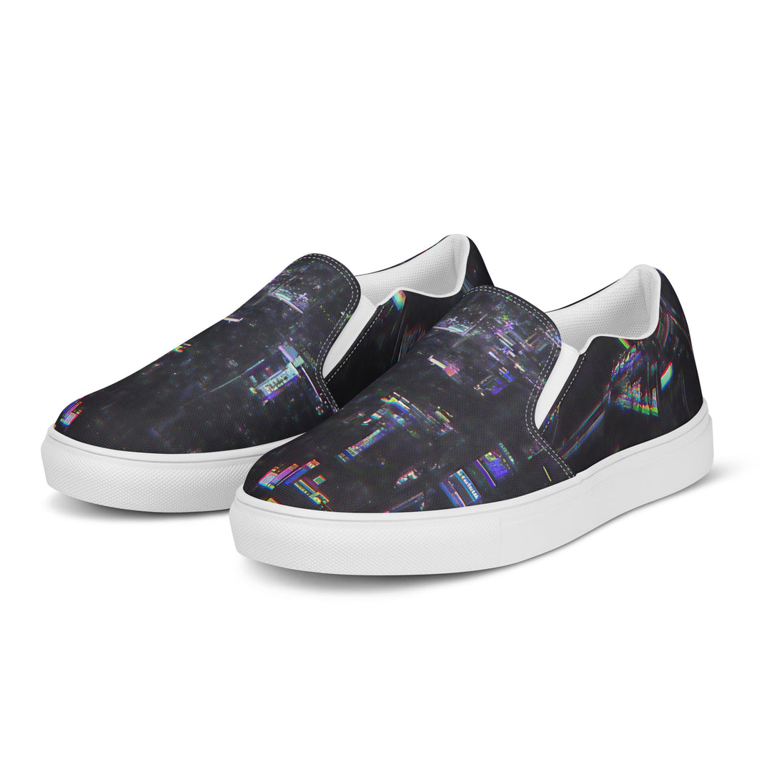 Glitchwear Women's Slip-On Canvas Shoes 28, view 4