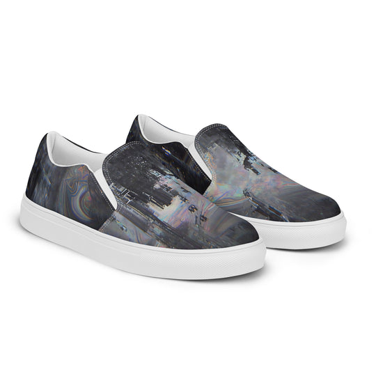 Glitchwear Women's Slip-On Canvas Shoes 14, view 6