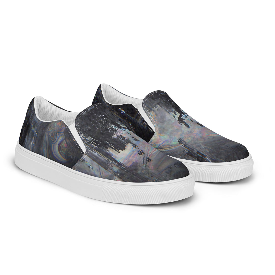 Glitchwear Women's Slip-On Canvas Shoes 14, view 6