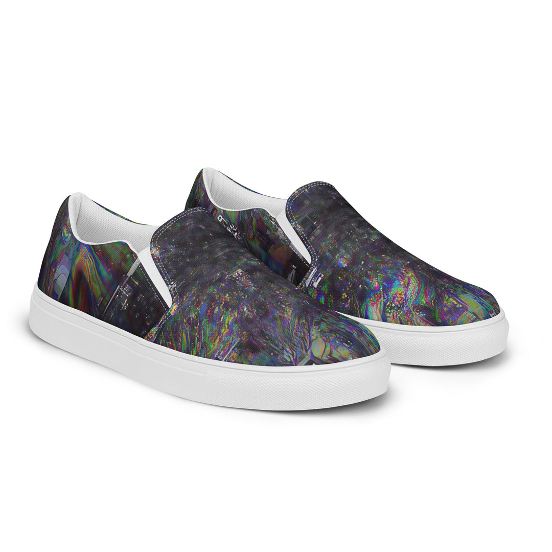 Glitchwear Women's Slip-On Canvas Shoes 16, view 6