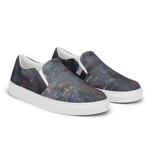 Glitchwear Women's Slip-On Canvas Shoes 19, view 6